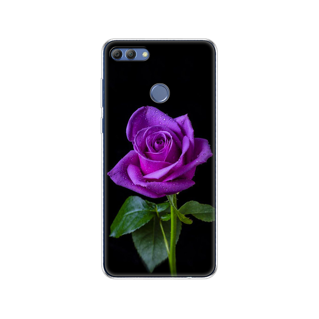 Huawei P Smart 2018  phone case protective 7S soft tpu silicone back cover 360 full protection printed transparent coating