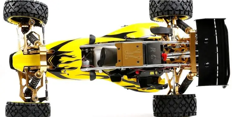 450 45CC бензиновый двигатель сплав Передний Задний рычаг с светодиодный светильник симметричный рулевое управление RC 2WD грузовик для 1/5 масштаб RUFAN Rovan Baja