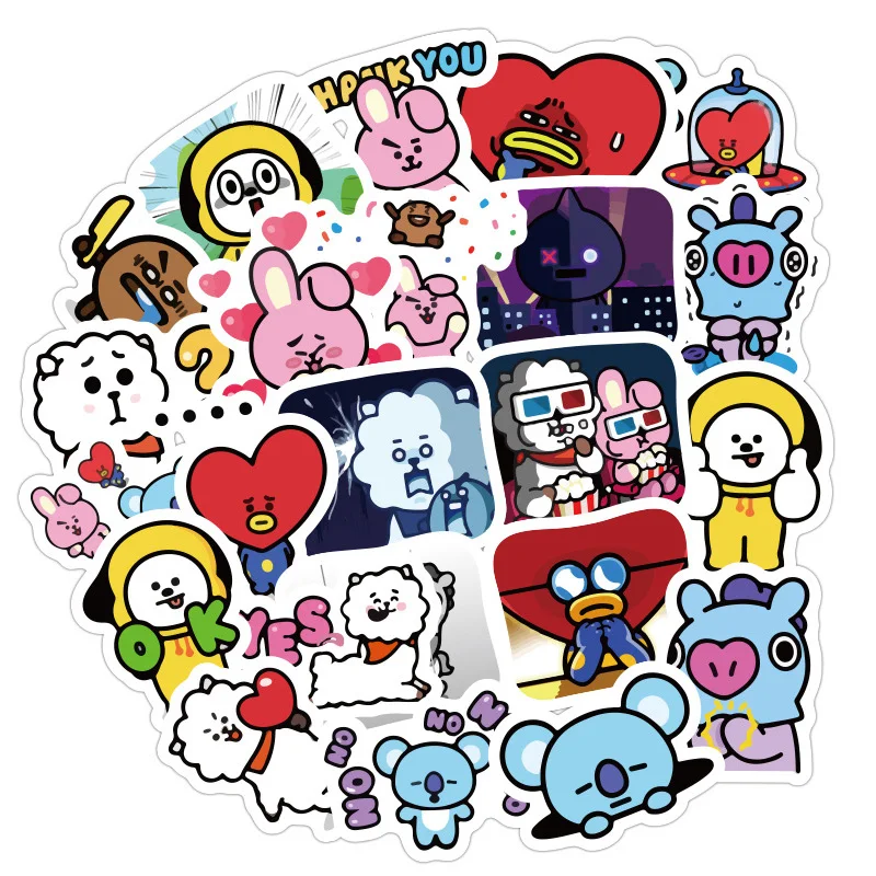 

24pcs/pack Universe Exploration A Children Science Stickers Hand Account Sticker Emoticon Sticker Mobile Phone Sticker PVC