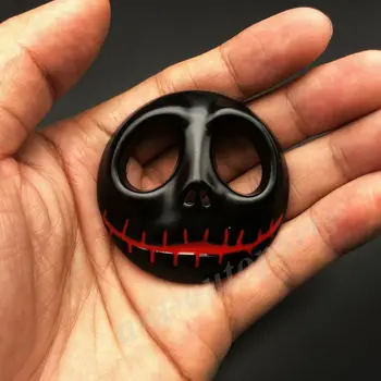 

3D Metal Jack Skellington Skull Pumpkin Face Car Emblem Motorcycle Badge Sticker