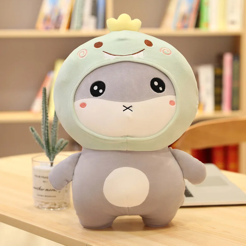 Nooer милые Kawaii хомяк детские плюшевые игрушки подарок хомяк Косплей пчела кролик динозавр свинка лягушка плюшевая Детская кукла подарок для детей