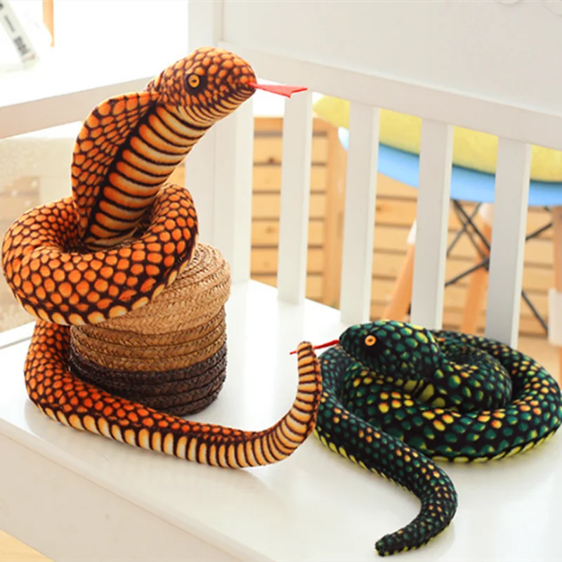 Имитация кобры и питона мягкая игрушка забавный подарок для детей|Мягкие игрушки