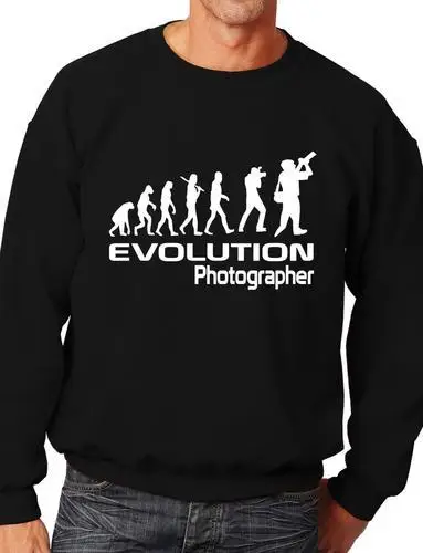 

Evolution of A Photographer Hobbies Mens high Sweatshirt More Size and Color-E144