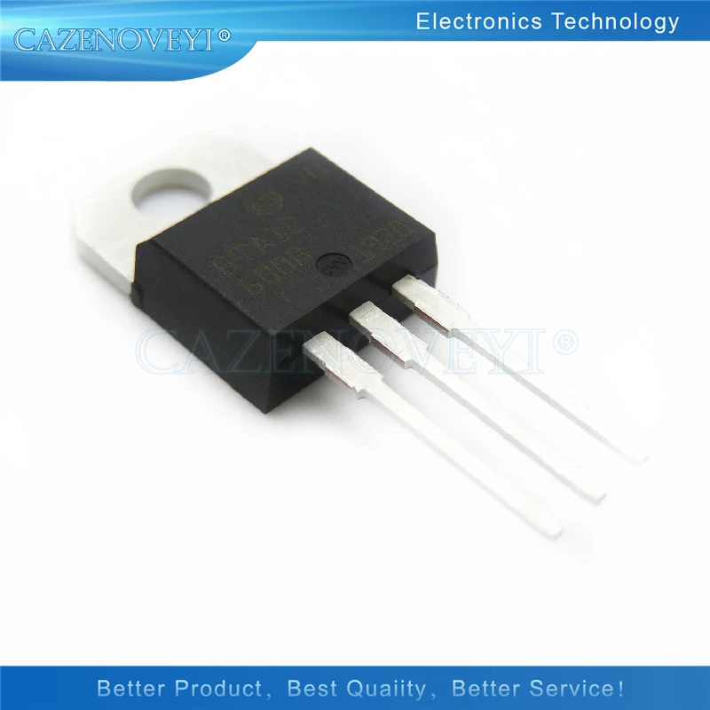 100 шт./лот BTA12-600B-220 BTA12-600 TO220 BTA12 Новый и оригинальный IC в наличии | Электронные