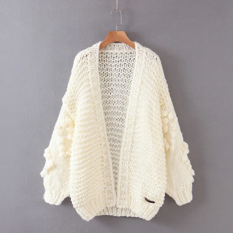 Best Price women knitting cardigan 2019 fashion new ladies solid loose twist female autumn casual highstreet femme fashionable chic sweater