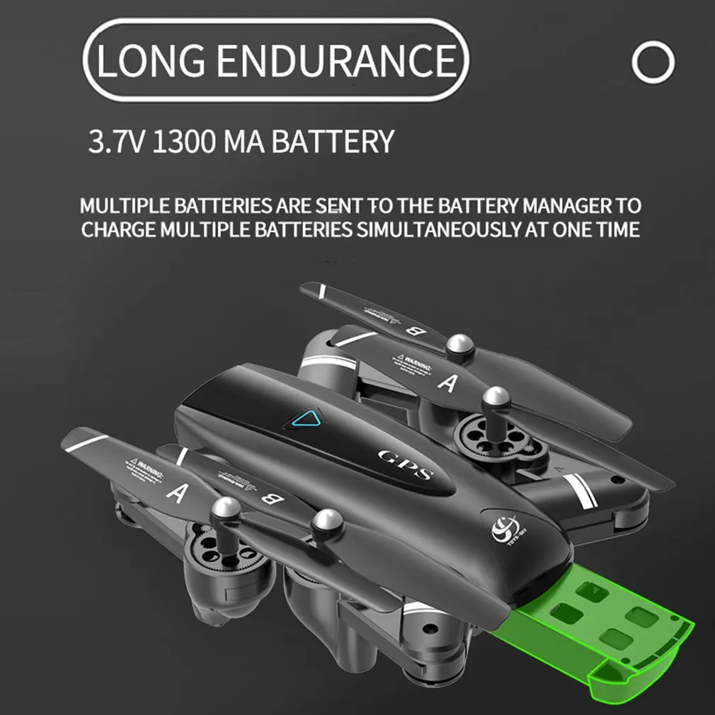 S167 2,4G/5G wifi FPV 720 P/1080 P HD камера gps 120 градусов широкоугольный Дрон складной RC четырехосный самолет с батареей