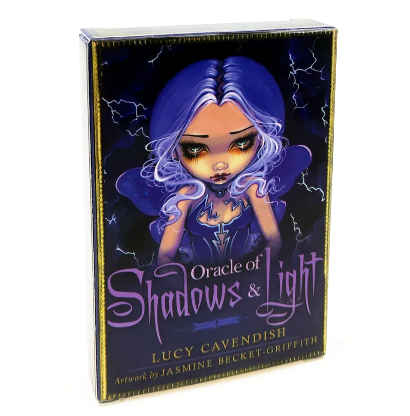 

45Pcs Shadow And Light Oracle Cards Mysterious Fate Divination Tarot Cards Deck Board Game With Guidebook For Kids Amusing Games