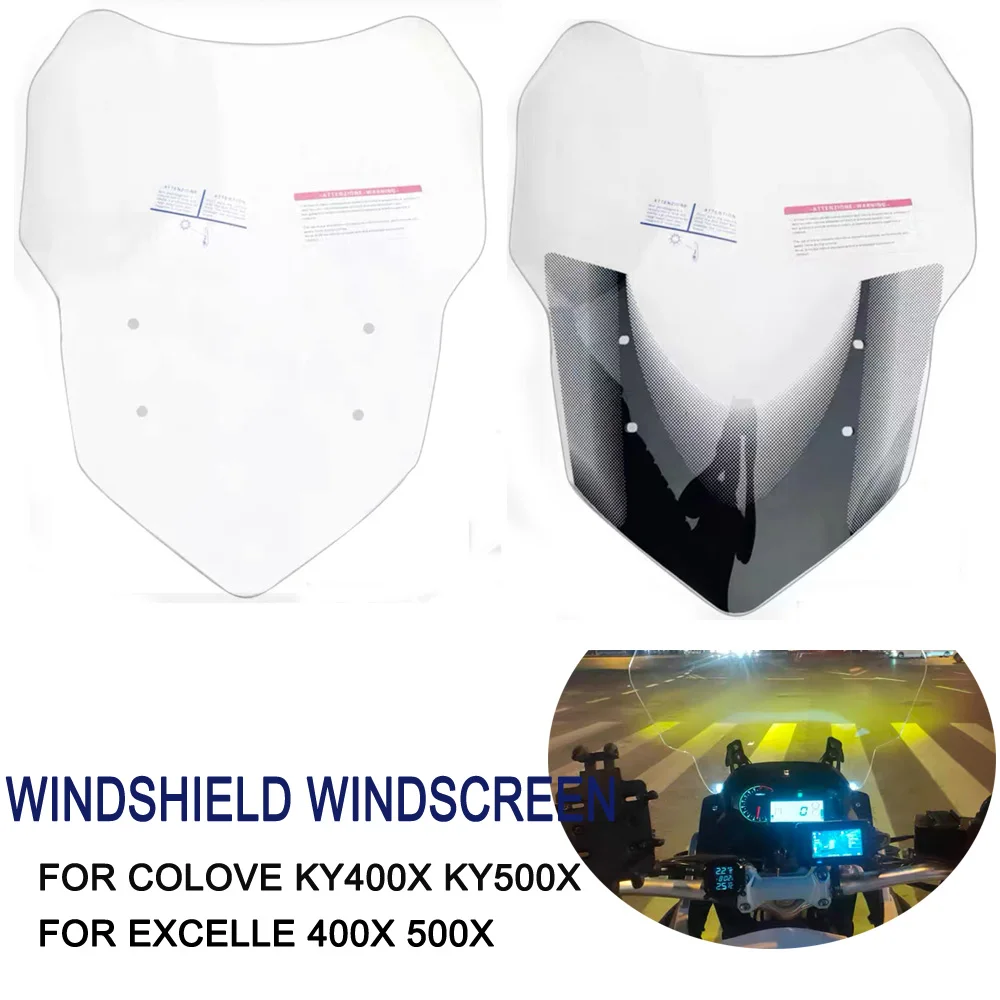 

For Mocbor Montana xr5 Screen Windshield Fairing Windscreen Baffle Wind Deflectors For Excelle KY500X KY400X