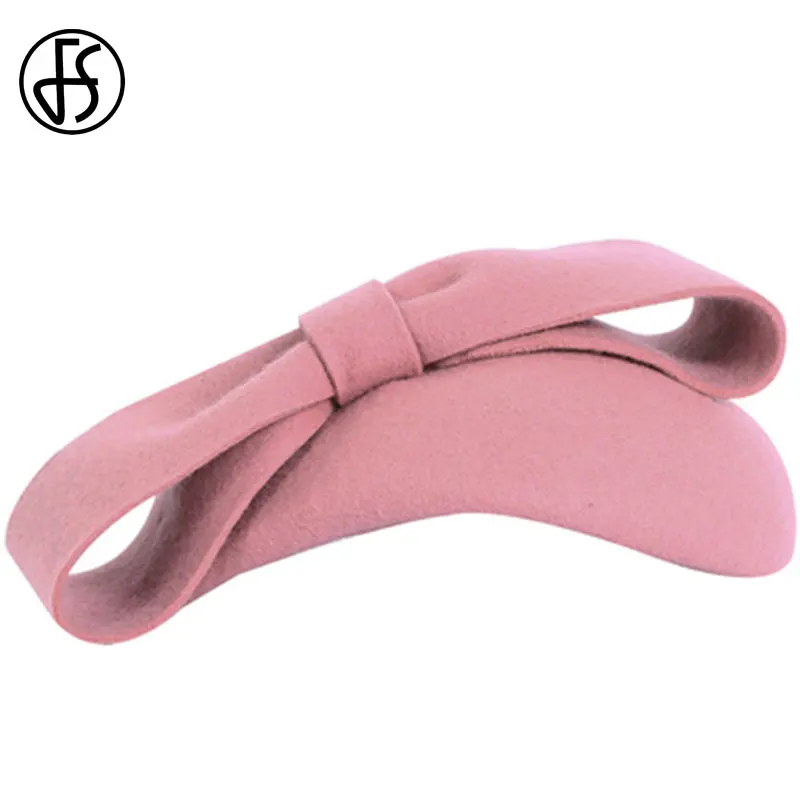 FS чародей красные свадебные церковные головные уборы для женщин элегантный