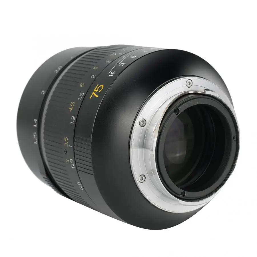 7 ремесленников lentes 75 мм F1.25 ручной объектив для M-Mount камеры s Камеры len аксессуары