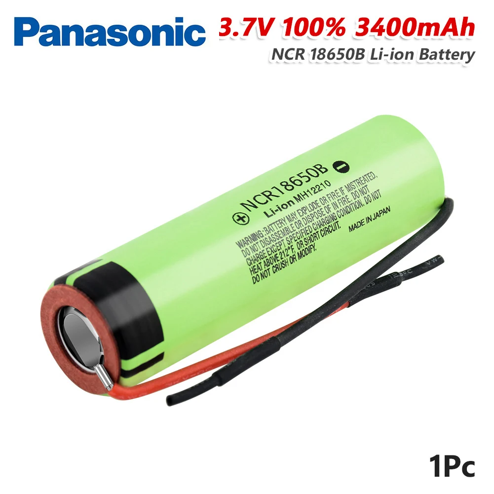 Panasonic 20A NCR 18650 Li Po литиевая батарея 3400mAh Электронные перезаряжаемые батареи