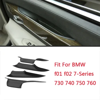 

Car Interior Door Handles For 7 Series BMW f01 f02 Inner Doors Panel Handle Trim Cover Front Rear Left Right