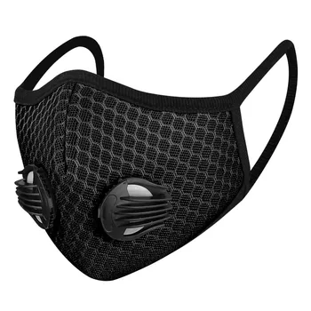 

1pcs Face Cover Activated Reusable Carbon Filter Windproof Dust-proof Outdoor Sports Bibs Running Cycling Dust Cover Filters