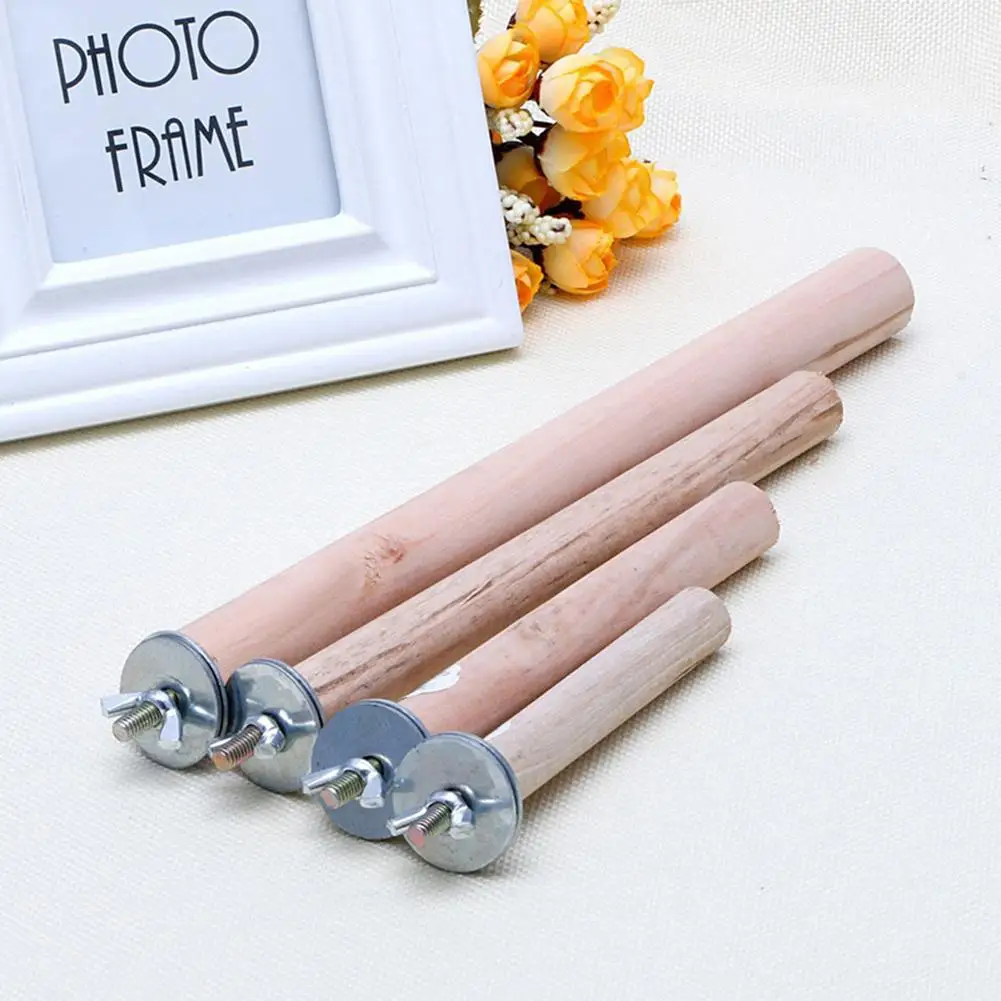 Деревянная подставка в виде собачьих лап игрушечный попугай хомяк ветка удочка