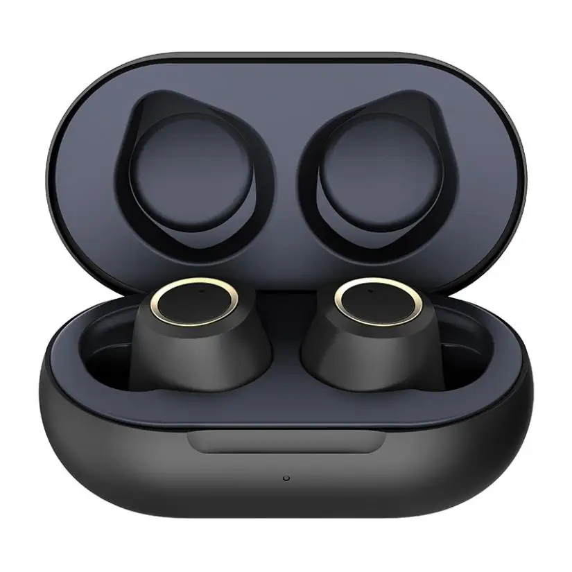 

HESTIA TWS Fingerprint Touch Wireless Bluetooth 5.0 6D Stereo Dual-Mic Noise Cancelling Ear-phones Clear Sound Quality