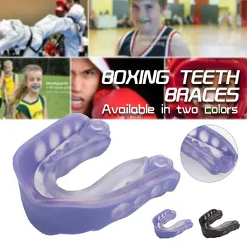 

Safety EVA Boxing Sports Mouthguard Mouth Guard Tooth Clear Gum Shield Oral Cavity Kicking Environmental Adult
