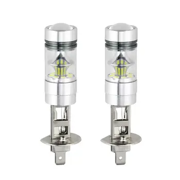 

2 PCS H1 100W 1000LM Beam Kit LED Fog Light Bulb Lamp Day Running Light LED Onversion Kit Super Bright White Car Headlight