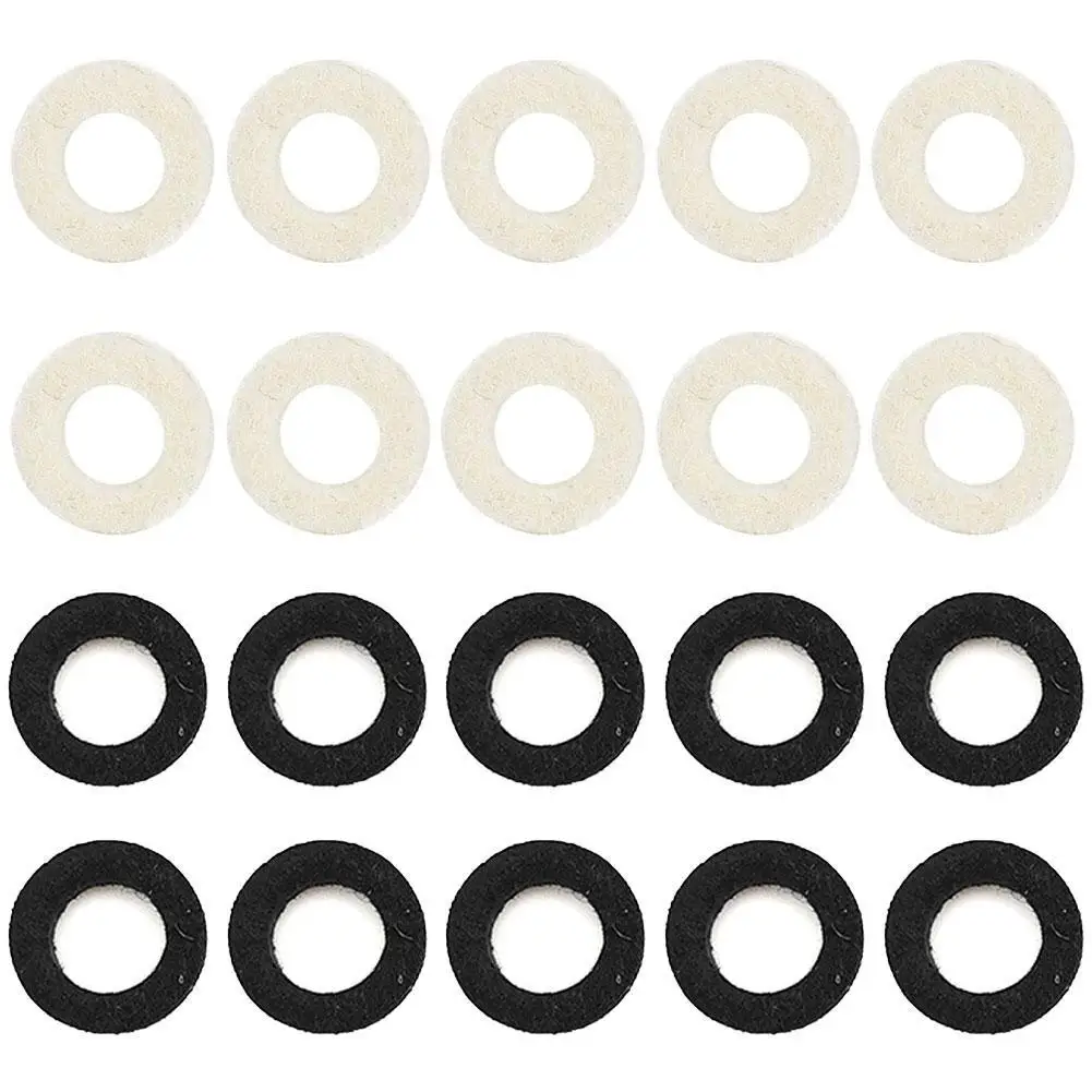 10Pcs Valvola A Tromba In Feltro Tromba In Cotone Universale Trombone Cornet Valve Accessori Per Strumenti In Ottone Parti Di Strumenti Musicali