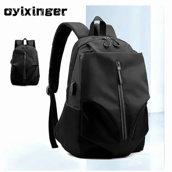 

New Arrivals 2020 Men 17 Inch Backpack Usb-Charge Bags WaterProof Oxford Bag Fashion School External Laptop Travel Male Mochila