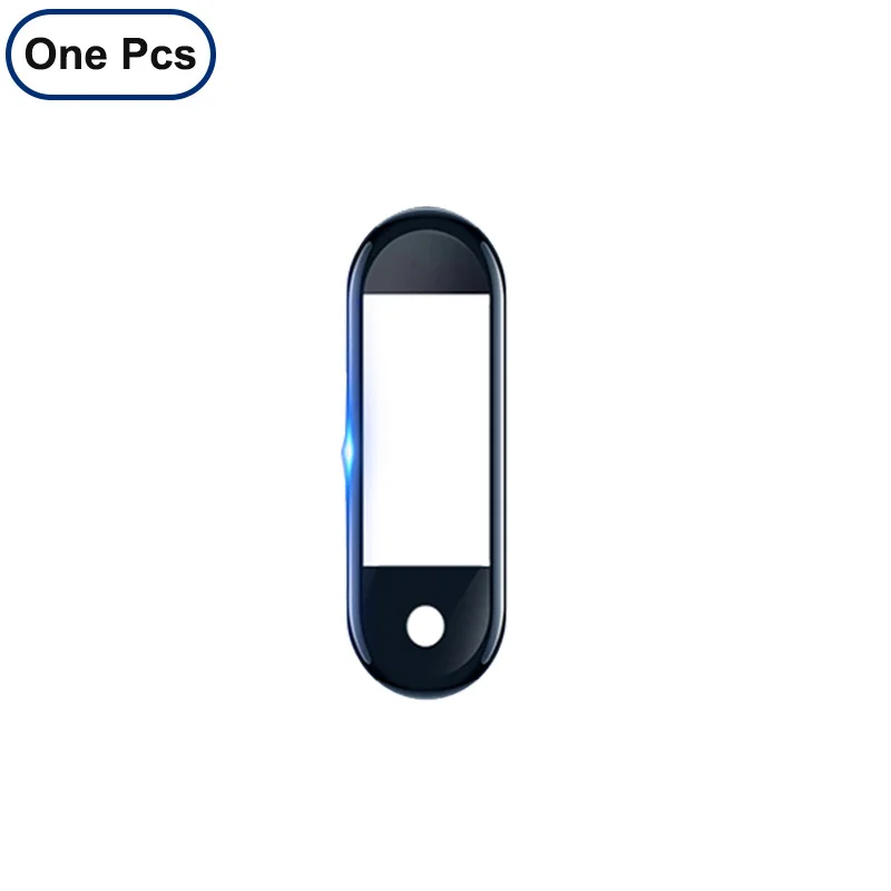1 pcs Hole Film Film For Xiaomi Mi Band 4 protector soft glass for mi band 4 strap mi band Screen Protection Case Protective smart Accessories - Цвет: 1 pcs Hole Film