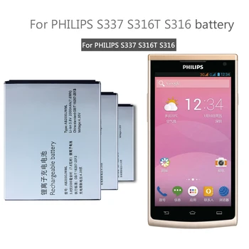 

AB2000JWML For Philips Xenium S337 CTS337 Battery Mobile Phone 2000mAh bateria