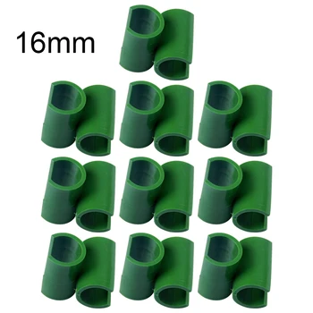 

10pcs Fixed Cross Buckle Clip Trellis Flower Rattan Durable Greenhouse Universal Garden Plant Connector Grafting For Stakes