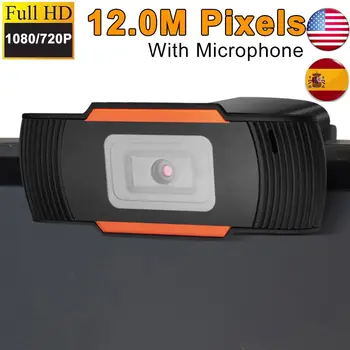 

Hot Sale 45 Degrees Rotatable 2.0 HD Webcam 1080p USB Camera Video Recording Web Camera With Microphone For PC Computer