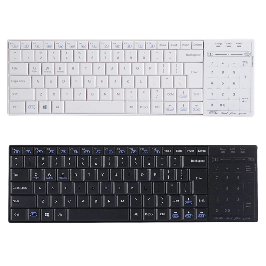 Ultra Slim ABS Plastic Wireless Bluetooth Keyboard For IOS Android Windows PC Slim Portable Keyboard Bluetooth Keyboard 2019 New