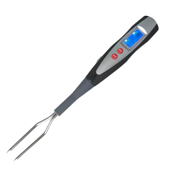 

Digital Kitchen Food Cooking BBQ Meat Fork Thermometer,Beef/Turkey/Steak Grilling Roasting Barbecue Temperature Alarm