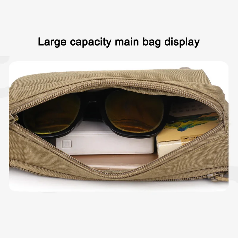 NEW Outdoor Tactical Waist Bag Waterproof Adjustable Waist Chest Bag for Fitness Camping