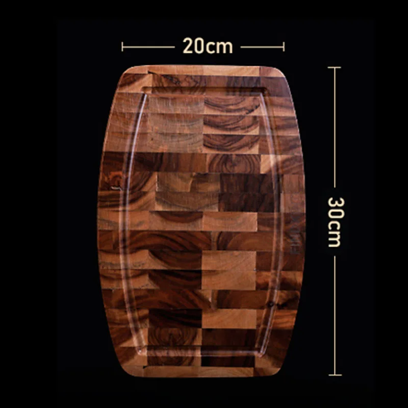 Findking пищевая разделочная доска маленький размер 20x30 см из акации кухонная
