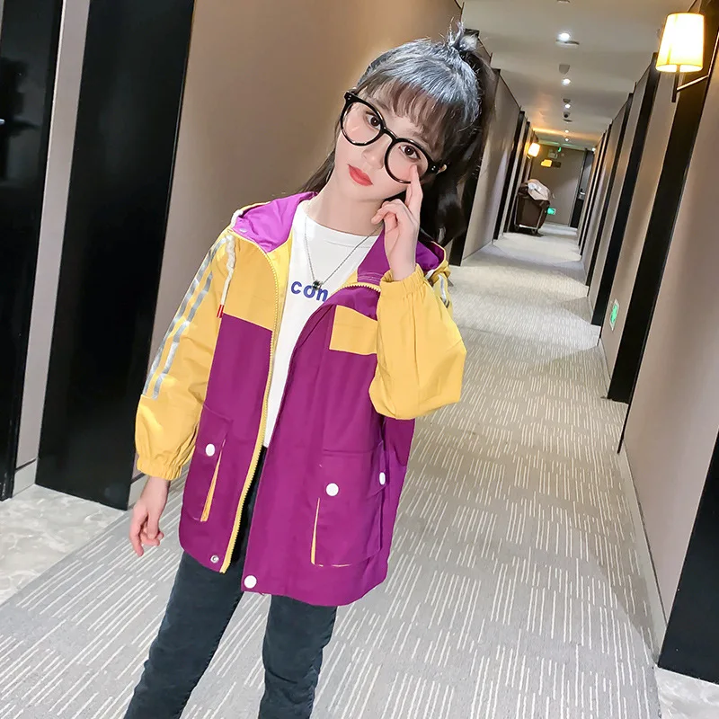 

Girls' Shirt Spring And Autumn 2020 New Style Korean-style Western Style Big Boy Children GIRL'S Spring Clothing Clothes Trench