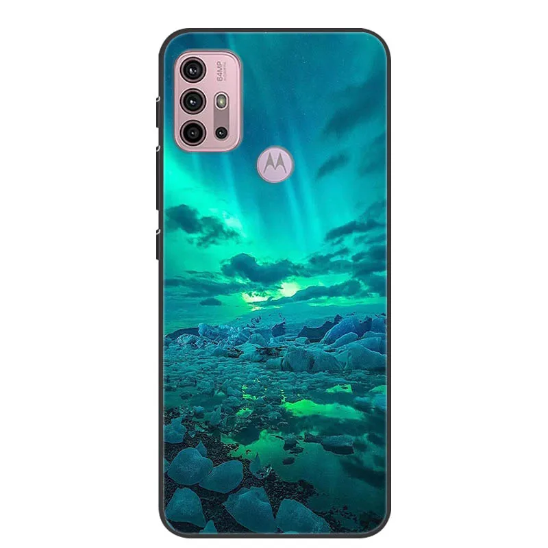 Fashionable Soft Silicone Back Cover Phone Case - Fits 6.5'' Models