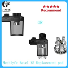 Новейший Mechlyfe Ratel XS сменный стручок 5,5 мл емкость с системой заправки сверху сборка для Ratel XS AIO 80 Вт pod e-cig vape комплект
