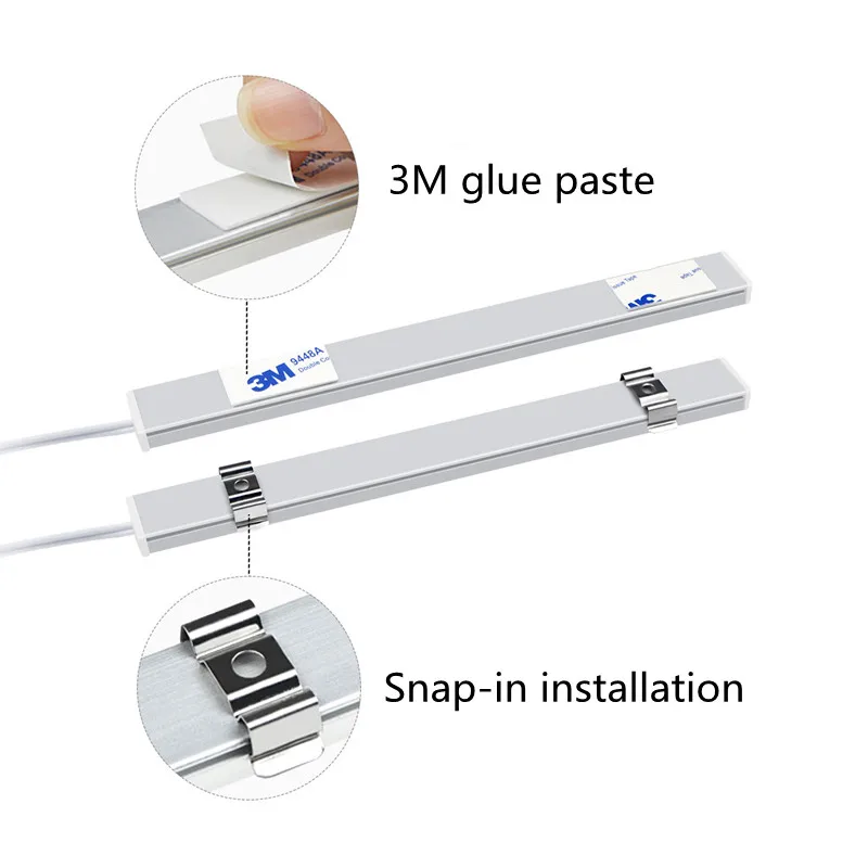 30/40/50CM LED Cabinet Light PIR Motion Hand Sweep Sensor Night Lights USB Plug For Kitchen Bedroom Closet Bedside Night Lamp motion sensor light led night light led motion sensor light led cabinet light under cabinet light cabinet lights led cabinet lights motion sensor lights