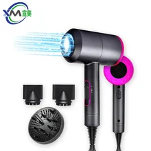Профессиональный салонный Фен 2000 Вт 2 в 1 горячий и холодный воздух щетка отрицательная ионная отель настенный стайлер для волос с капюшоном