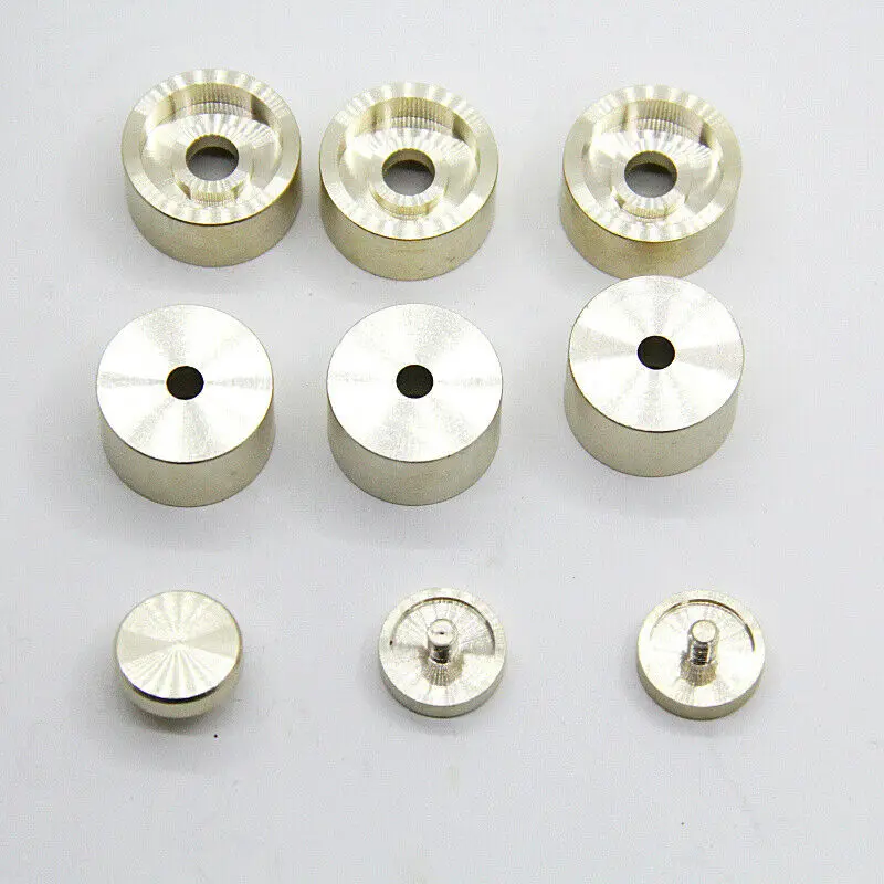 

Trumpet Trim Kit Brass. HEAVY Caps. Raw Brass. 9pcs