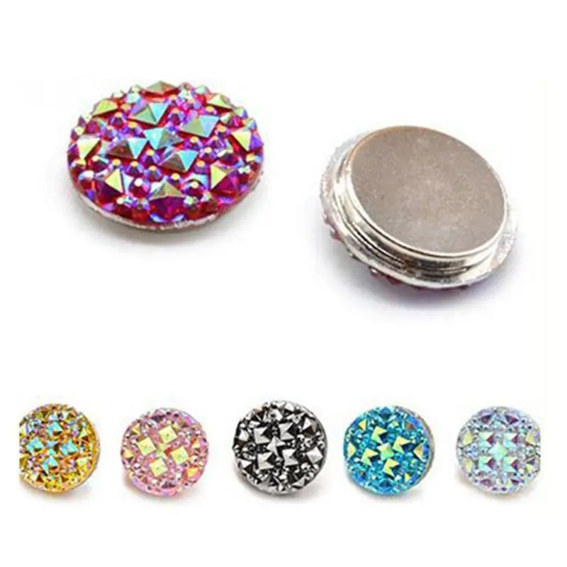 

12 Pcs/set Exotic Muslim Lady Women Strong Magnet Scarf Buckle Collar Clip Multifunction Brooch Head Accessories Jewelry