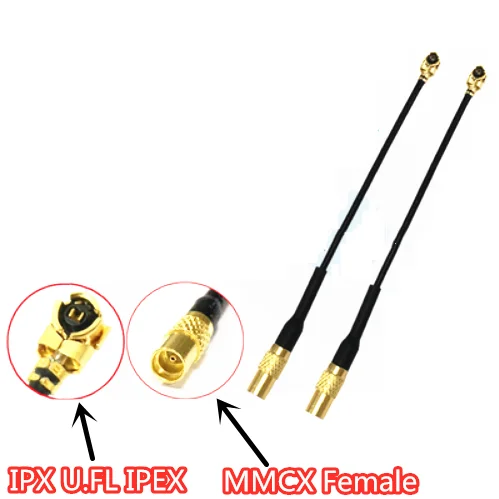 

1,13 IPX U.FL IPEX-гнездовой разъем MMCX RF коаксиальный отрезок Перемычка 1,13 мм кабель