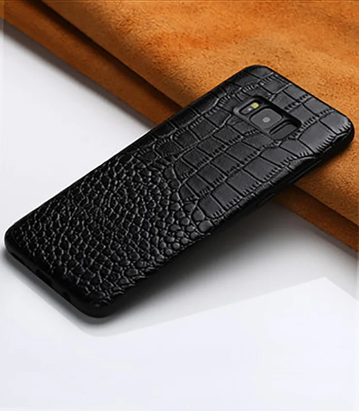 Чехол из натуральной крокодиловой кожи для телефона samsung galaxy A50 A70 A40 A20 Note 8 9 10 S8 S9 S10 plus