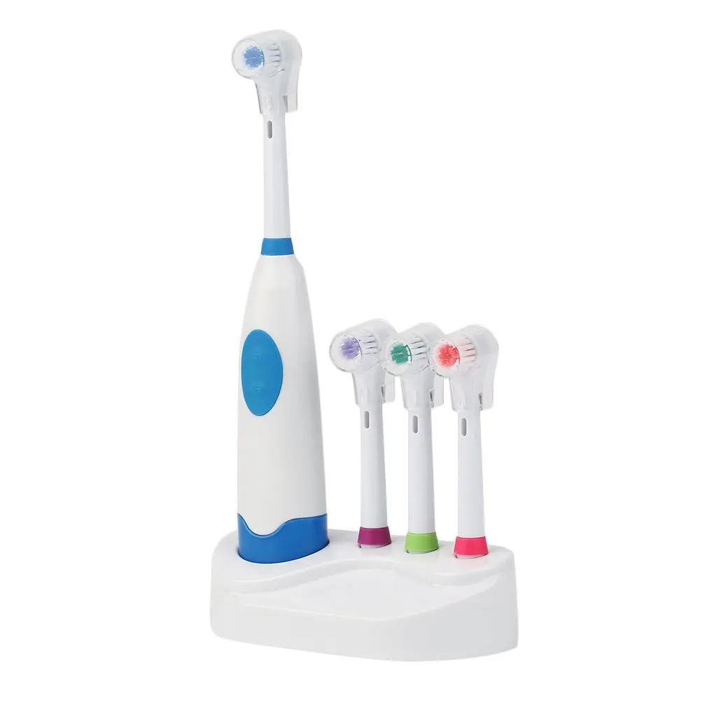 Portable Battery Operated Electric Toothbrush Set 1 Adult Toothbrush+3 Brush Heads Ultrasonic Sonic Rotary Electric Toothbrush Portable Battery Operated Electric Toothbrush Set 1 Adult Toothbrush+3 Brush Heads Ultrasonic Sonic Rotary Electric Toothbrush
