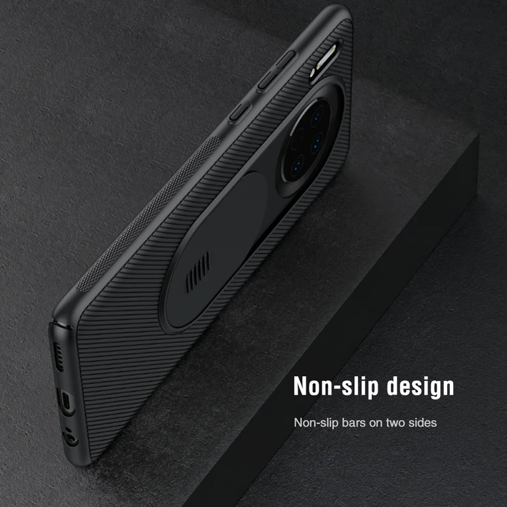 Для huawei mate 30 чехол для камеры Nillkin Роскошная текстура спортивный силиконовый Camshield задняя крышка для huawei mate 30 Pro 5G чехол