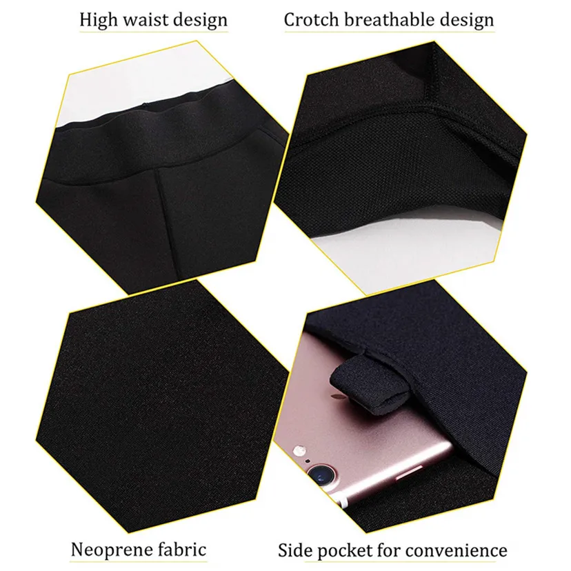 2019 Men black Casual Shorts Neoprene fitness Short Pants Sports pocket running Shorts Male sweat sauna Clothing slimming Shorts 2019 Men black Casual Shorts Neoprene fitness Short Pants Sports pocket running Shorts Male sweat sauna Clothing slimming Shorts