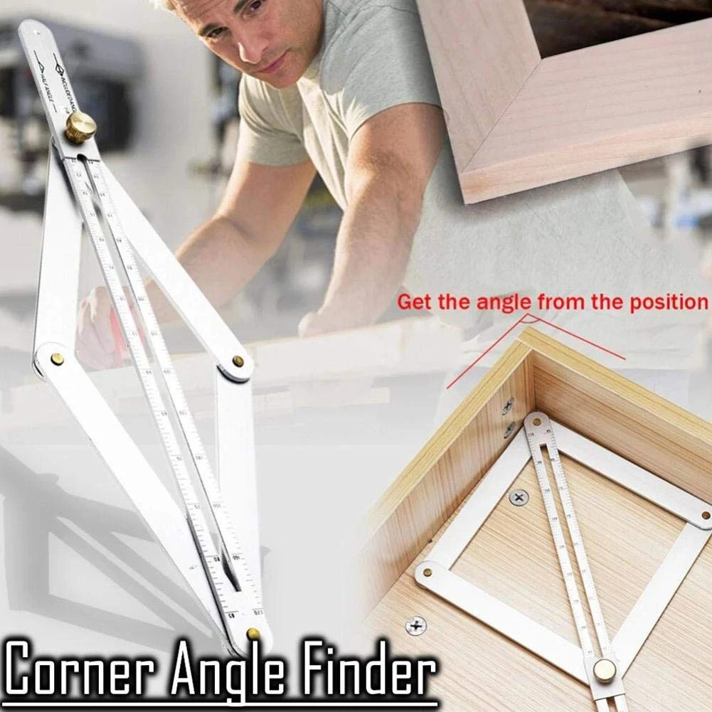 Newest Practical Corner Angle Finder,Corner Protractor,Multi Angle Measurement Tool For