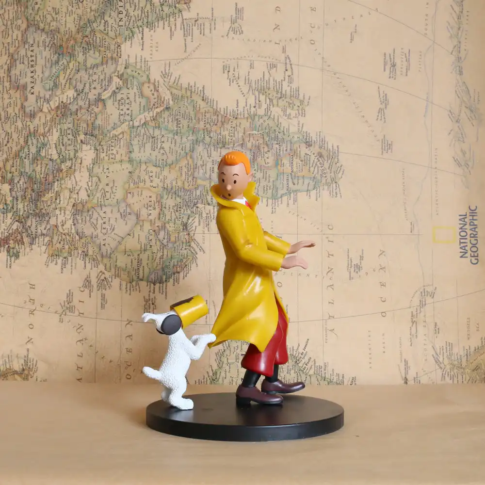 流行エルジェクラシック漫画アニメーションタンタンと犬milou雪エルジェコミックアニメーションモデル図のおもちゃ Action Figures Aliexpress