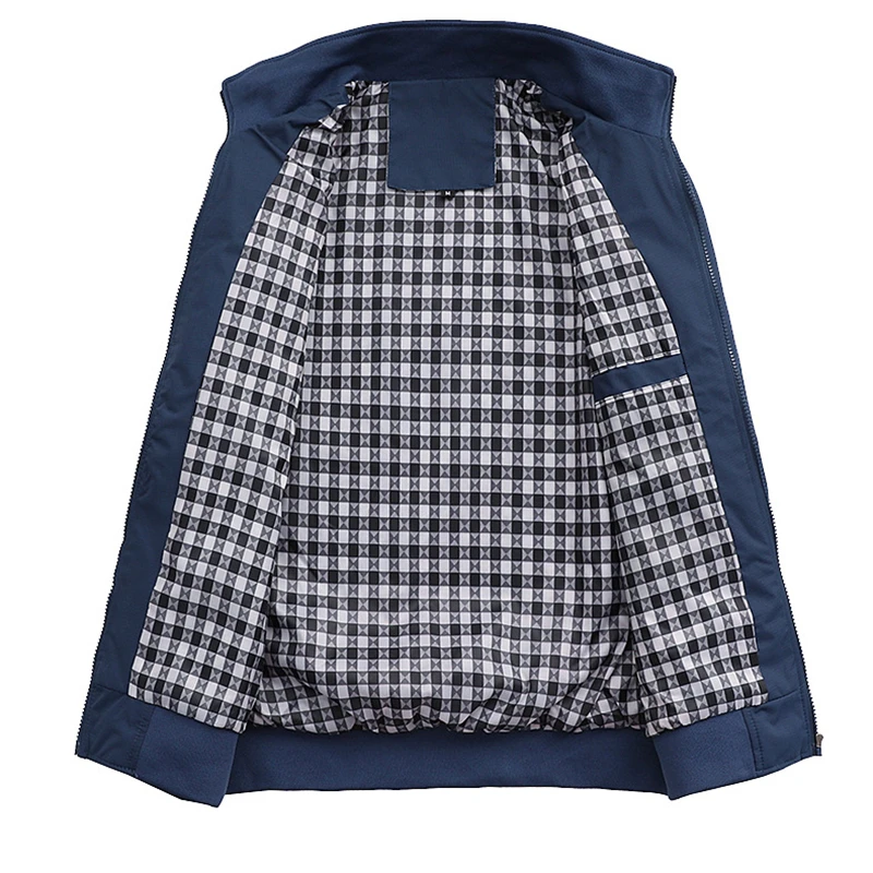Solid Slim Bomber Jacket Men Overcoat Arrival Baseball