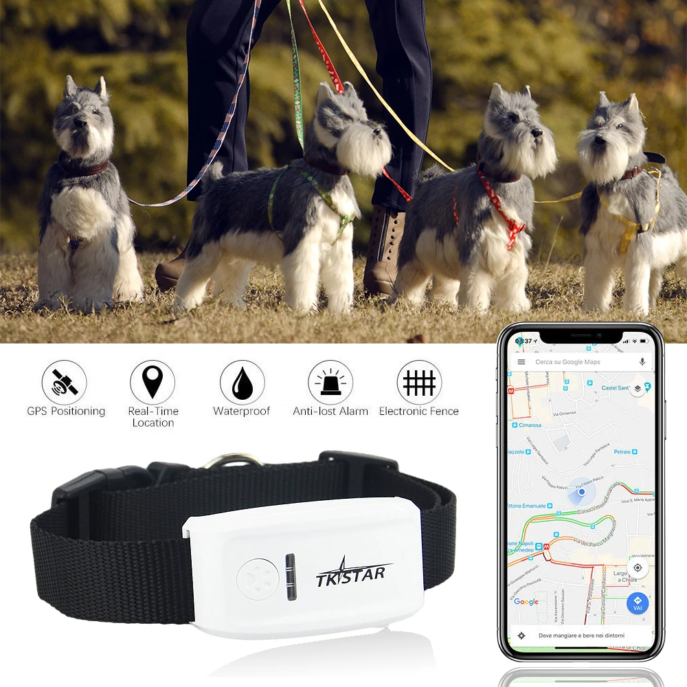 TK909 GPS Tracker for Kids Pet Animal global mini gps pet tracker waterproof long battery gps locator colorful pet collar choose