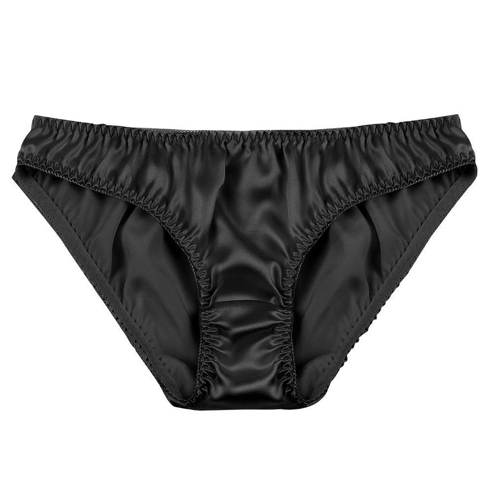 Women's 100 Silk Brief Panties Sexy and Comfortable Underpants Hipster