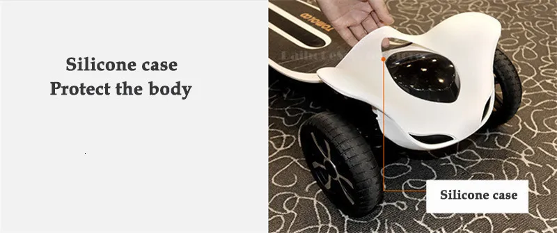 Tomollo Three Wheel Electric Scooter 6 Inch Self Balancing Scooters 36V 250W Spring Shock Absorption Electric Skateboard Scooter (17)