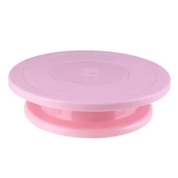 

DIY Cake Turntable Baking Silicone Mold Cake Plate Rotating Round Cake Decorating Tools Rotary Table Pastry Supplies Cake Stand